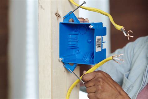 electrical outlet box installation|installing a new electrical box.